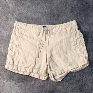 Vintage Linen Duck Head Cream Shorts